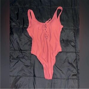 Pink One Piece Swimsuit